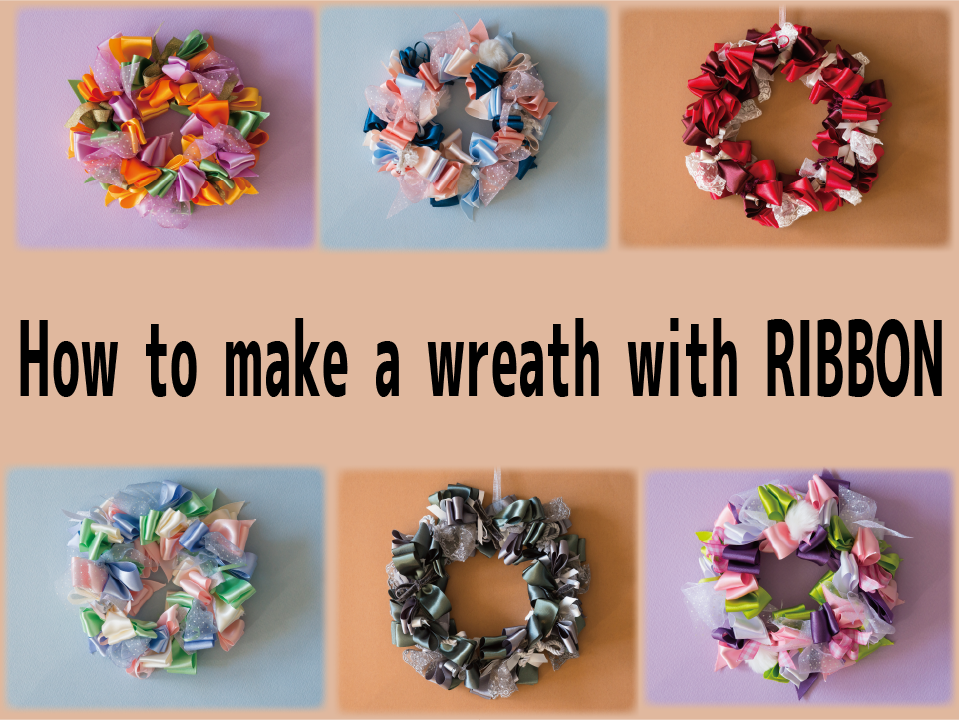 How to make a wreath with RIBBON!