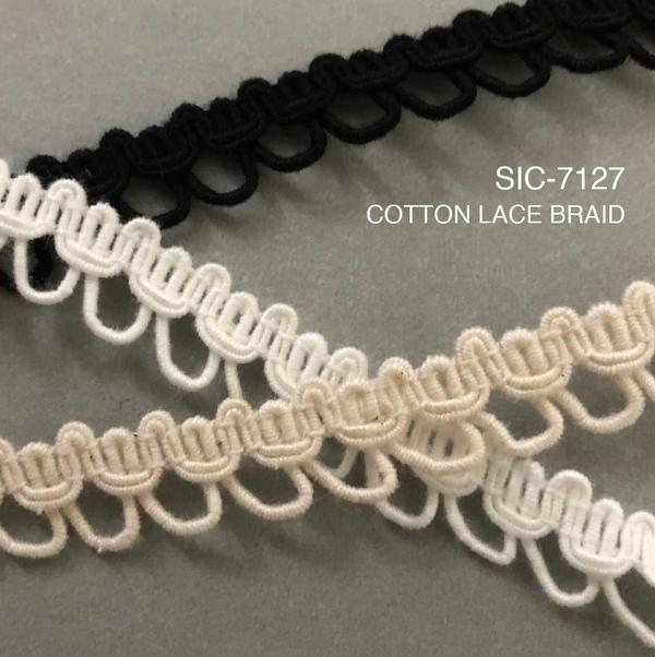 SIC-7127 / COTTON LACE BRAID